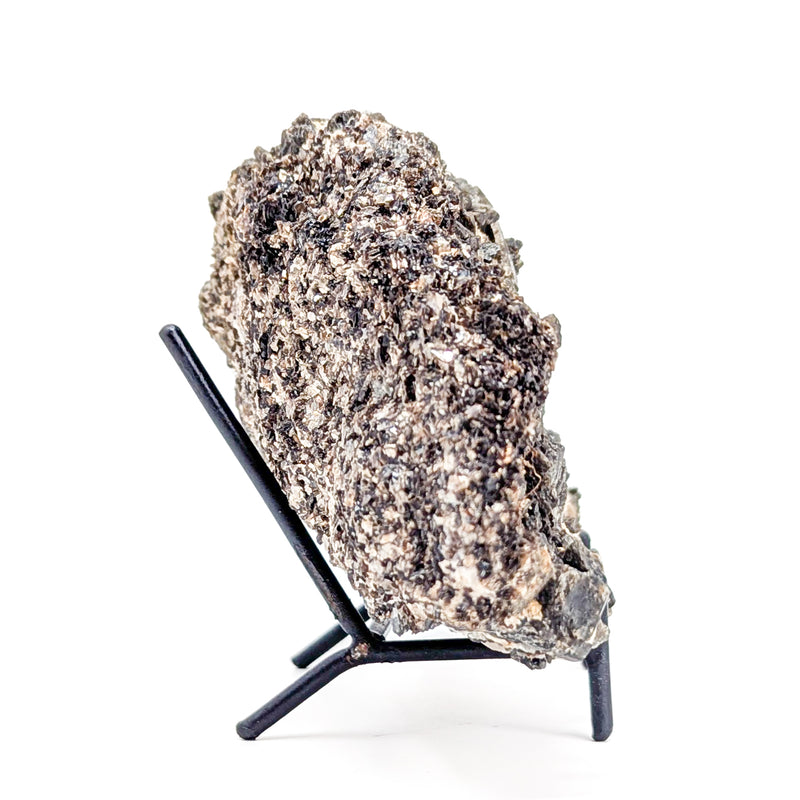 Slanted Black Metal Stand - Display