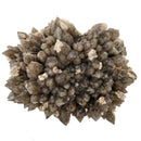 Calcite on Smokey Quartz - Specimen