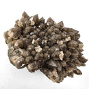 Calcite on Smokey Quartz - Specimen