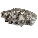 Calcite on Smokey Quartz - Specimen