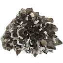 Calcite on Smokey Quartz - Specimen