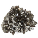 Calcite on Smokey Quartz - Specimen
