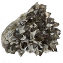 Calcite on Smokey Quartz - Specimen