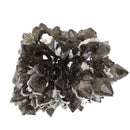 Calcite on Smokey Quartz - Specimen