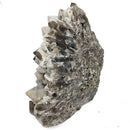 Calcite on Smokey Quartz - Specimen