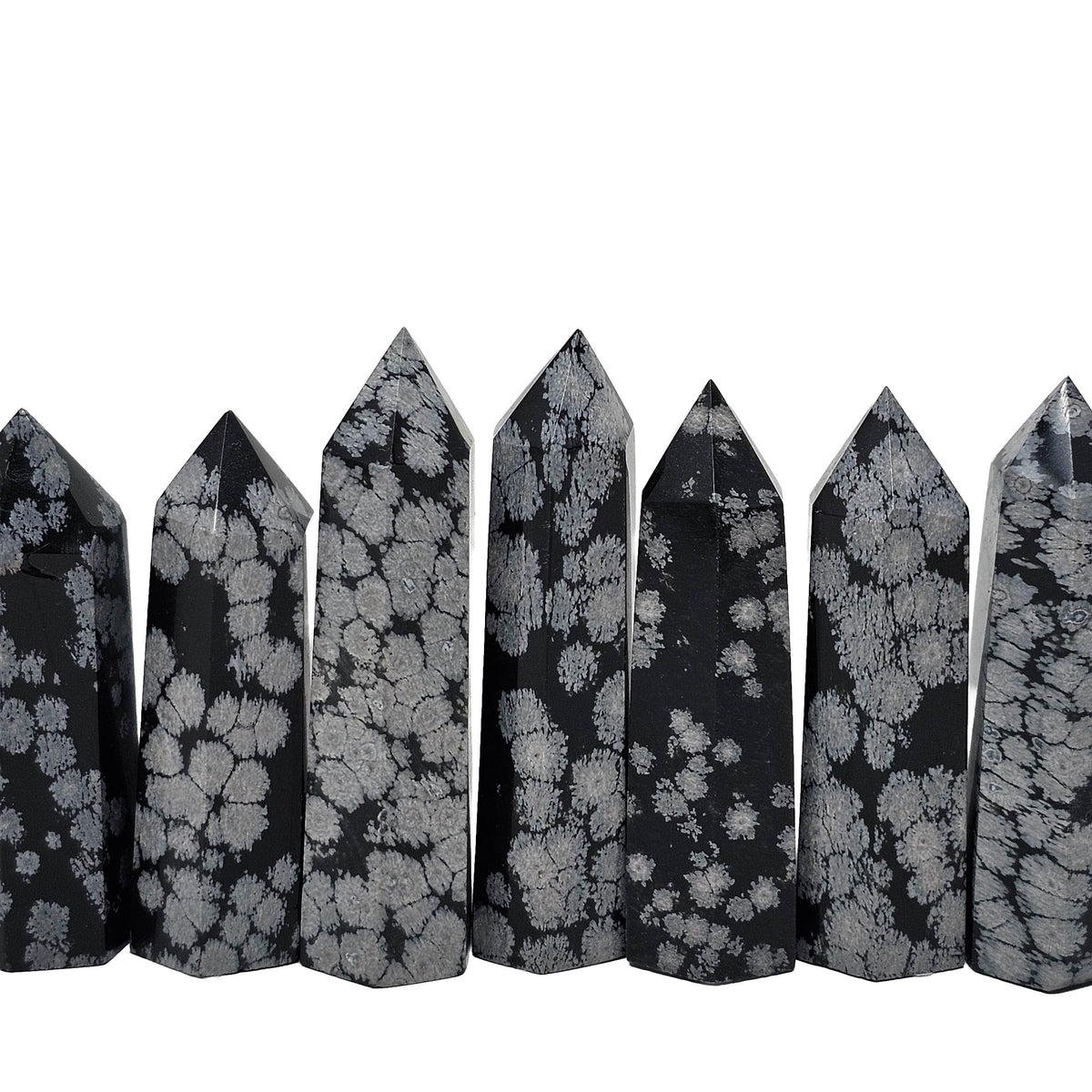 Snowflake Obsidian - Tower - Utah, USA - Root Chakra