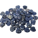 Sodalite - Mini Heart - Brazil - Third Eye and Throat Chakra