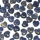 Sodalite - Mini Heart - Brazil - Third Eye and Throat Chakra