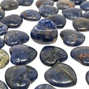 Sodalite - Mini Heart - Brazil - Third Eye and Throat Chakra