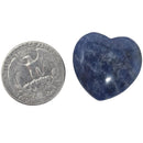 Sodalite - Mini Heart - Brazil - Third Eye and Throat Chakra