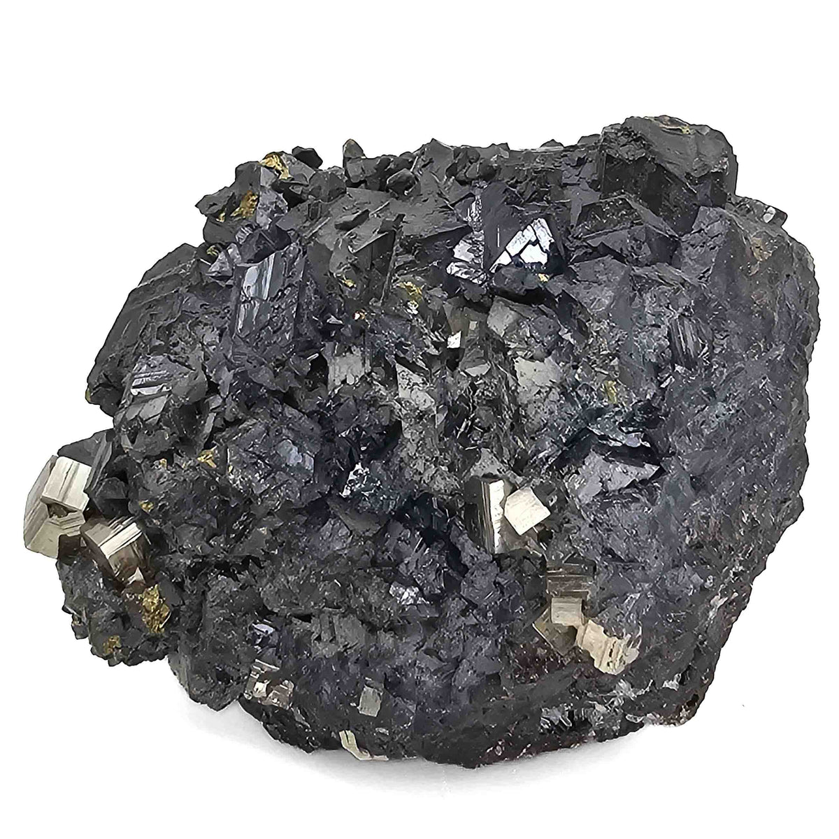 Sphalerite with Pyrite specimen from Huanzala Mine, Huallanca District, Ancash, Peru.