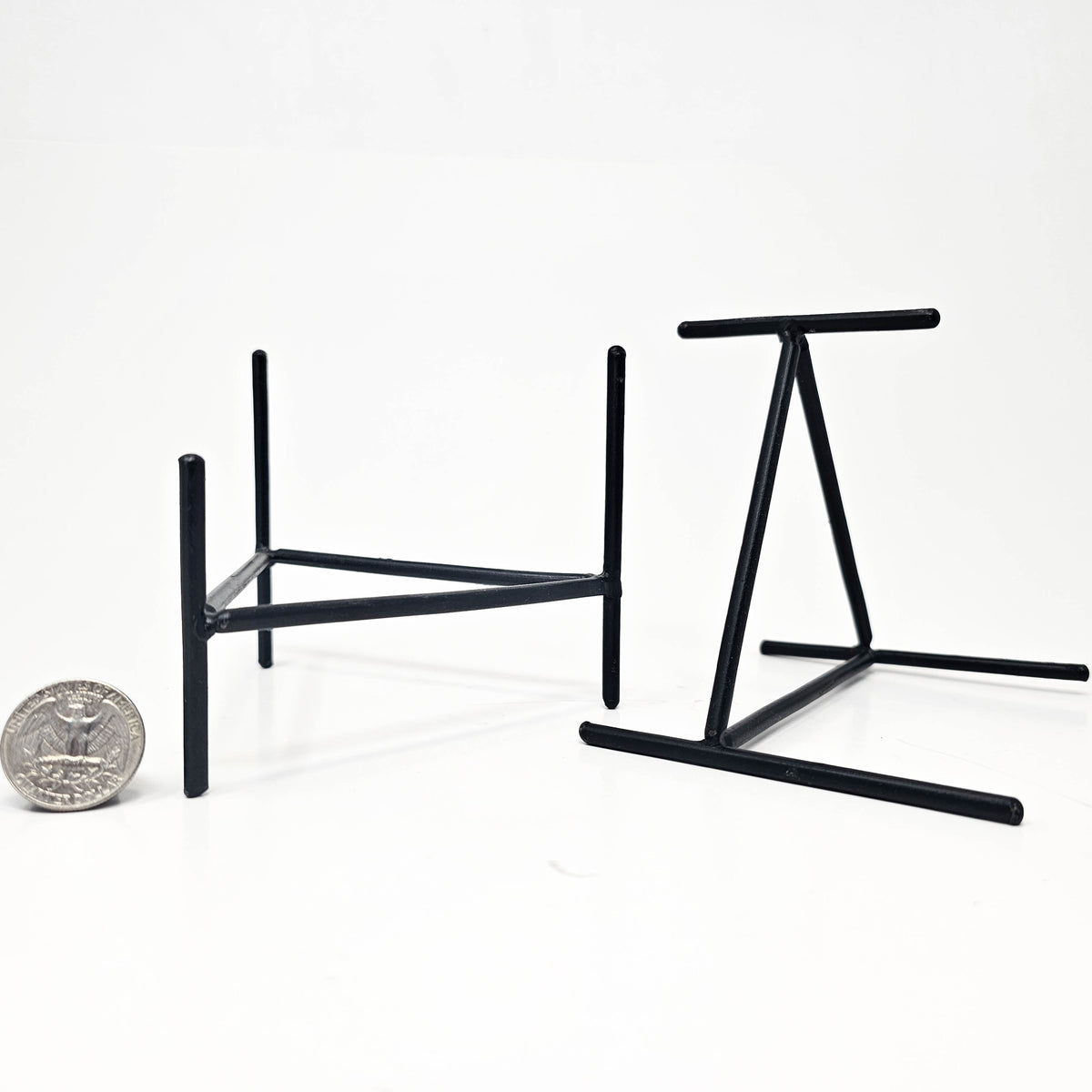 Sphere Stand metal display, made of steel.