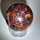Star Garnet - Sphere - Light Phenomenon - India