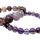 Super Seven - Round Bead Bracelet - Brazil - Seven Sacred Melody Stone
