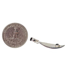 Surf Board - Pendant 2 - Blue Sapphire - BC, Canada - Sterling Silver - Broken Ox Creations