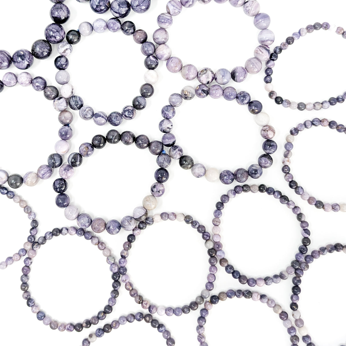 Tiffany stone bead bracelet: many bracelets