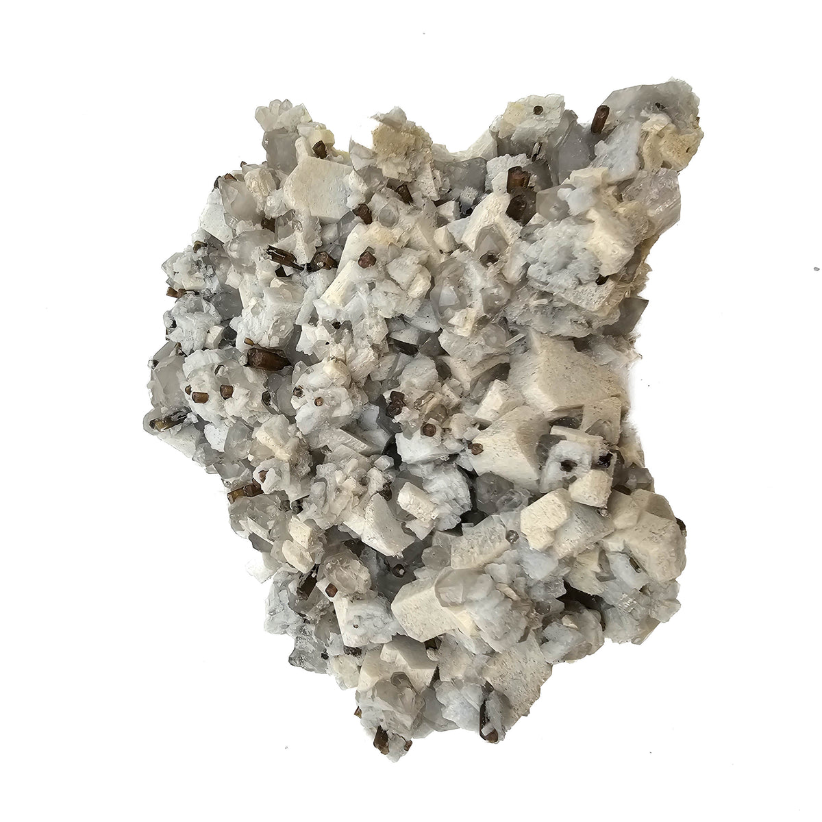Tourmaline on Feldspar specimen from Errachidia Province, Drâa-Tafilalet Region, Morocco.