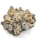 Tourmaline on Feldspar and Smoky Quartz - Specimen