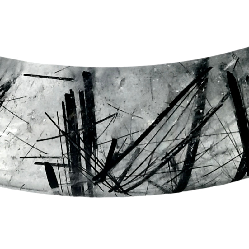 Black Tourmaline in Quartz - Bangle