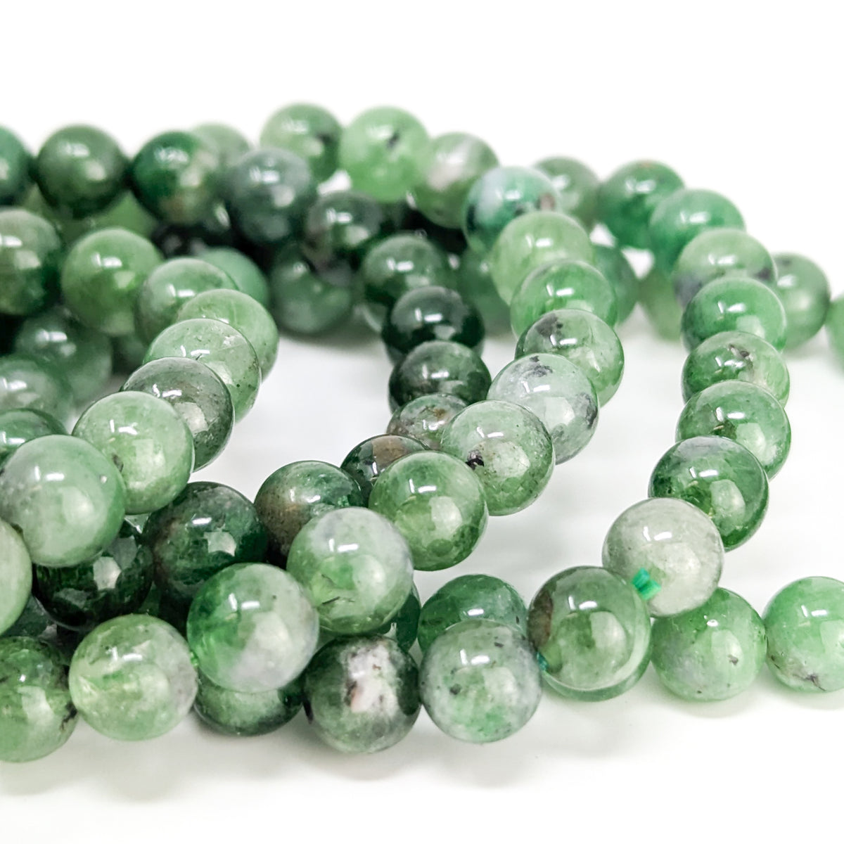 Tsavorite bead bracelet.