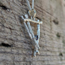 Twig & Iolite - Pendant