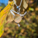 Twig & BC Agate - Pendant