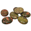 Unakite - Palmstone- Ontario, Canada Heart and Third Eye Chakra