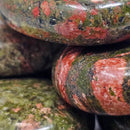 Unakite - Palmstone- Ontario, Canada Heart and Third Eye Chakra
