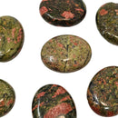Unakite - Palmstone- Ontario, Canada Heart and Third Eye Chakra