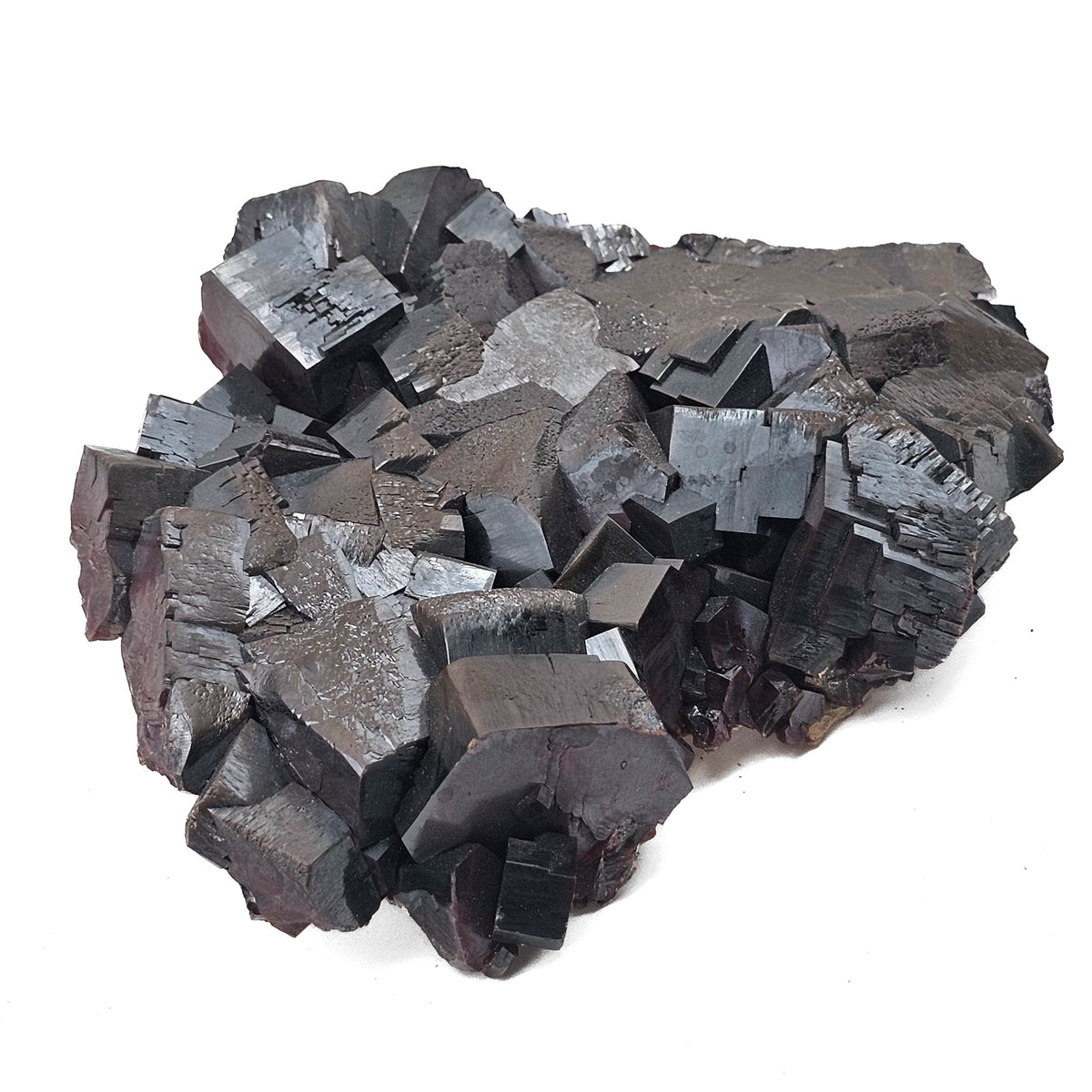 Vanadinite specimen, a lead vanadate, from Mibladen Mining District, Morocco.