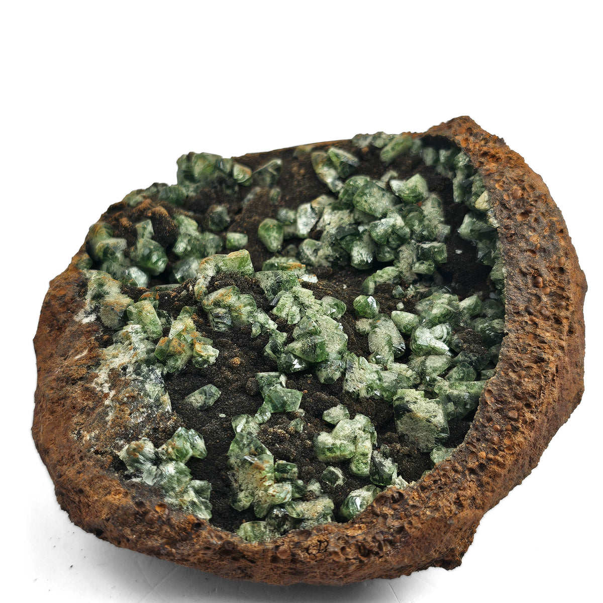 Vivianite and Ludlamite specimen from Minas Gerais, Brazil.