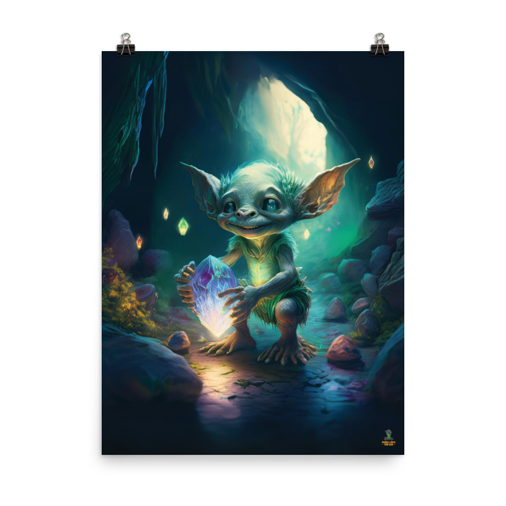 Whispers of the Crystal Cave poster.