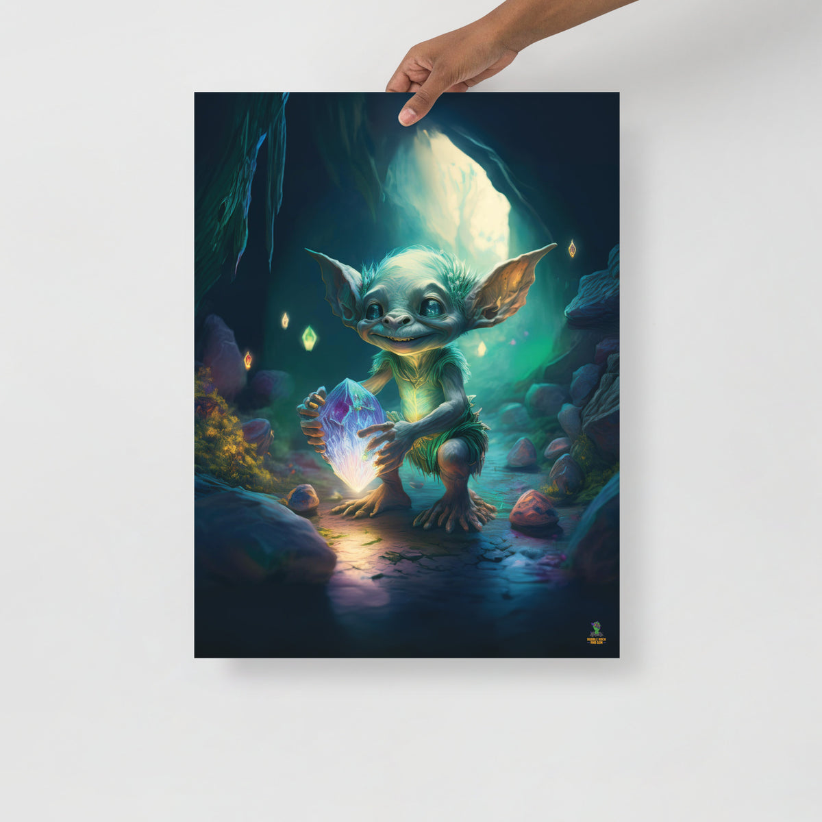 Whispers of the Crystal Cave poster.