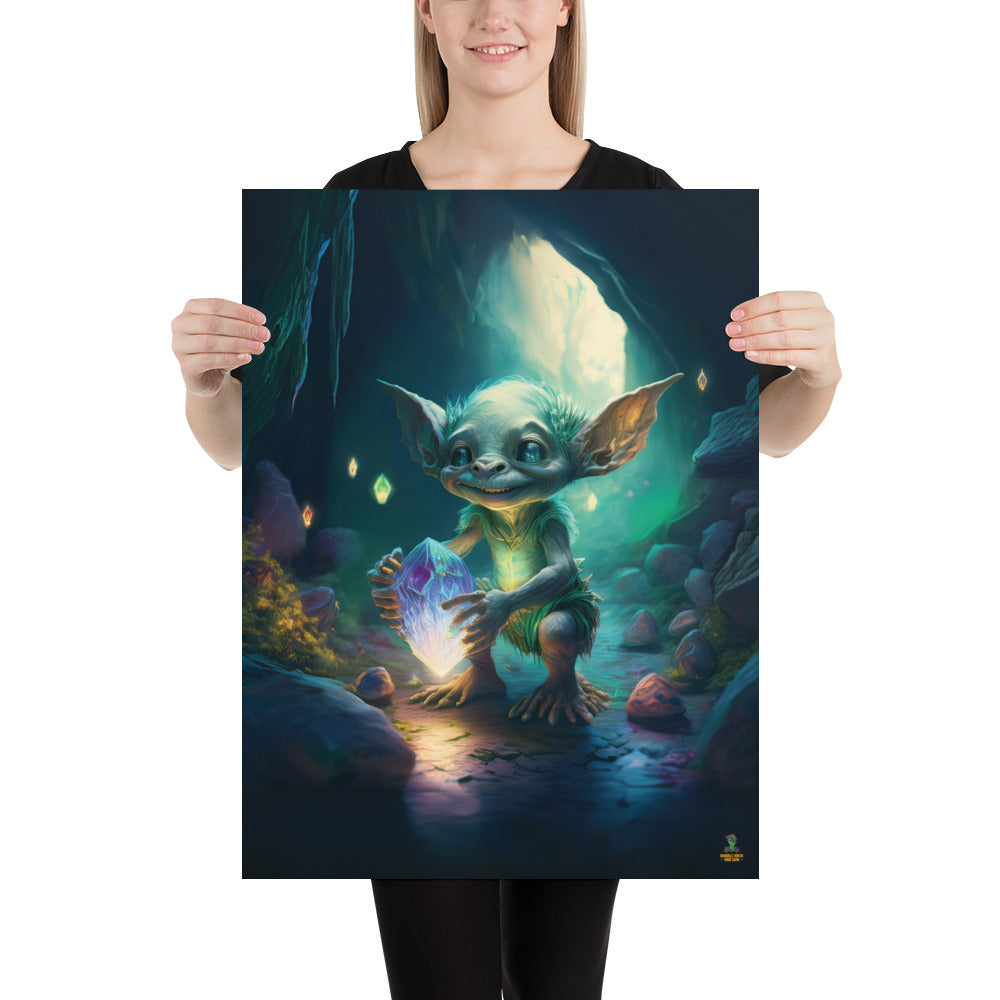 Whispers of the Crystal Cave poster.