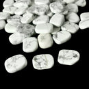 Howlite Squares - Tumbles