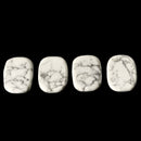 Howlite Squares - Tumbles