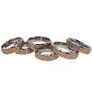 Wide Ribbed Rose Gold - Stainless Steel - Band