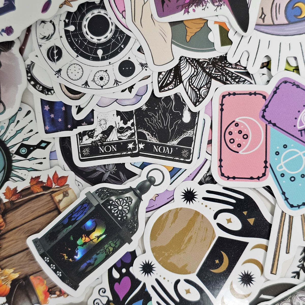 Witchy Vibe stickers.