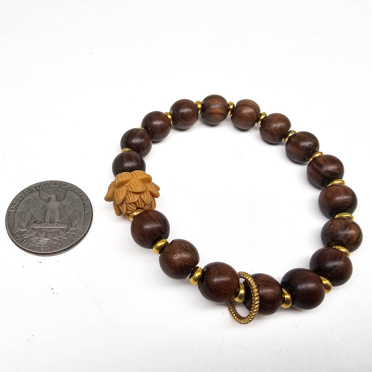 Wood Bead bracelet.