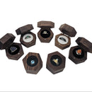 Wood Hexagon - Ring Box - China