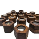 Wood Hexagon - Ring Box - China