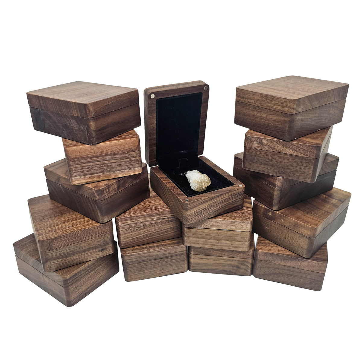 Wood Rectangle - Pendant Jewelry Box - China