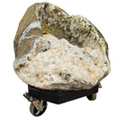 Zeolite Geode (Apophyllite & Stilbite) - Rolling Stand - Statement Specimen