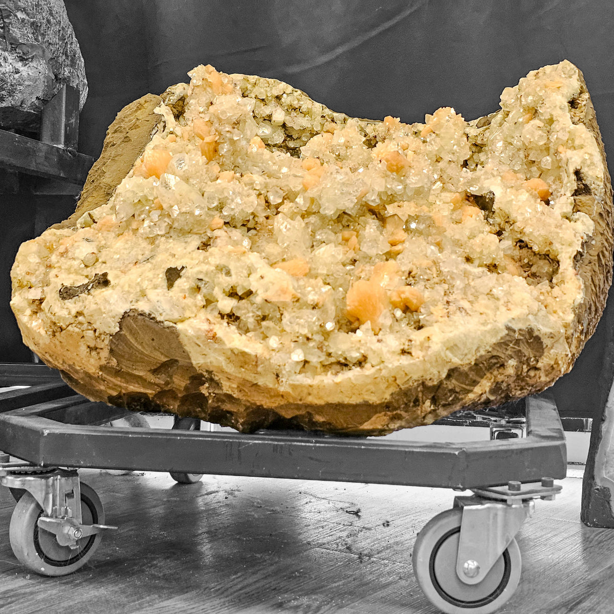 Apophyllite & Stilbite Geode - Statement Specimen