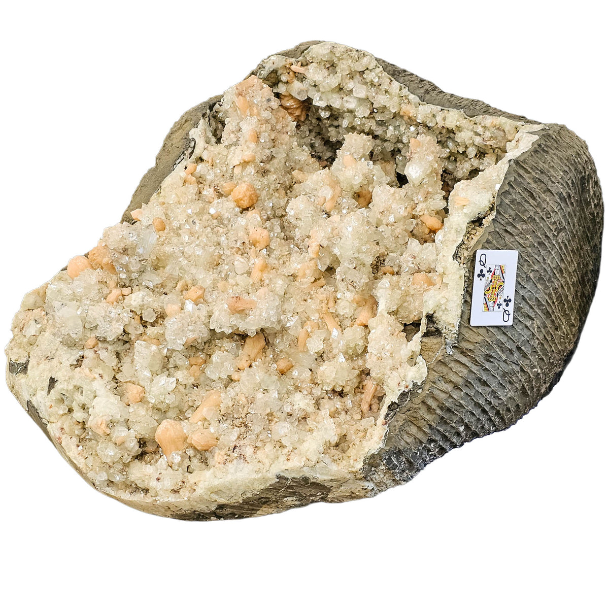 Apophyllite & Stilbite Geode - Statement Specimen