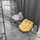 Zeolite (Apophyllite & Stilbite) Geode - Statement Specimen