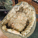 Zeolite (Apophyllite & Stilbite) Geode - Statement Specimen