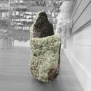 Zeolite (Green Apophyllite & Stilbite) Geode - Statement Specimen