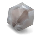 Agate faceted hexagon gemstone, 5.34ct, from BC, Canada, view 1 of 10