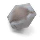 Agate faceted hexagon gemstone, 5.34ct, from BC, Canada, view 4 of 10
